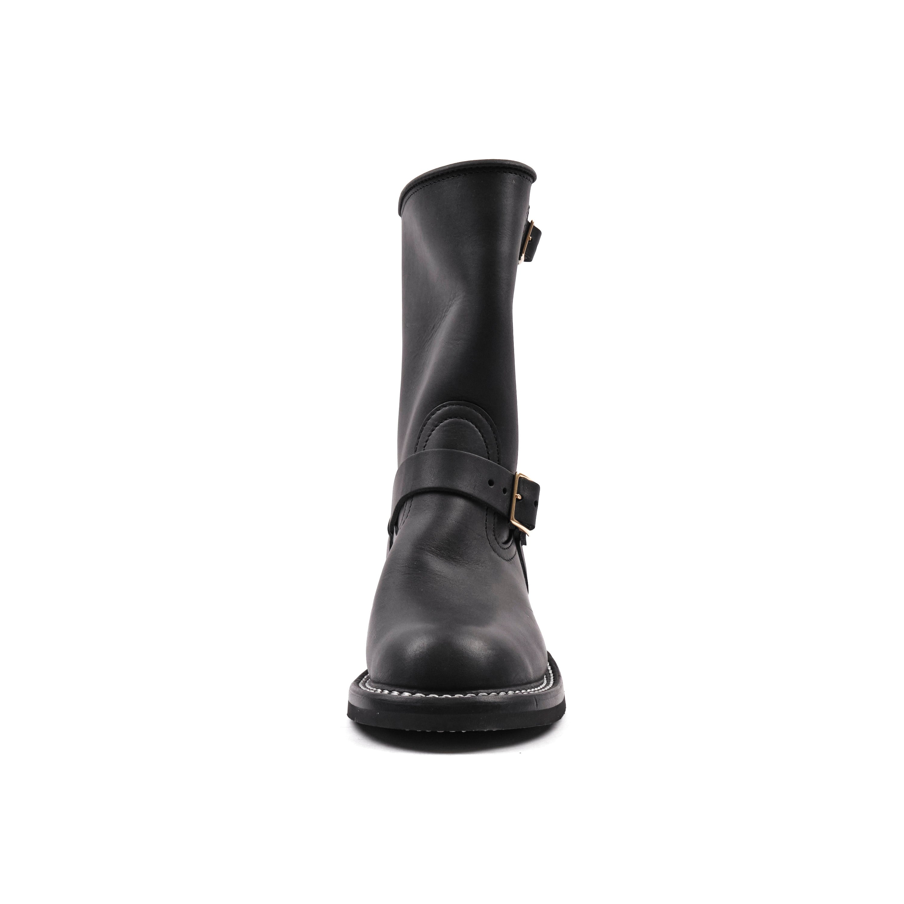 NICKS BOOTS - THE BRAKEMAN ENGINEER - HORWEEN SPOKANE BLACK