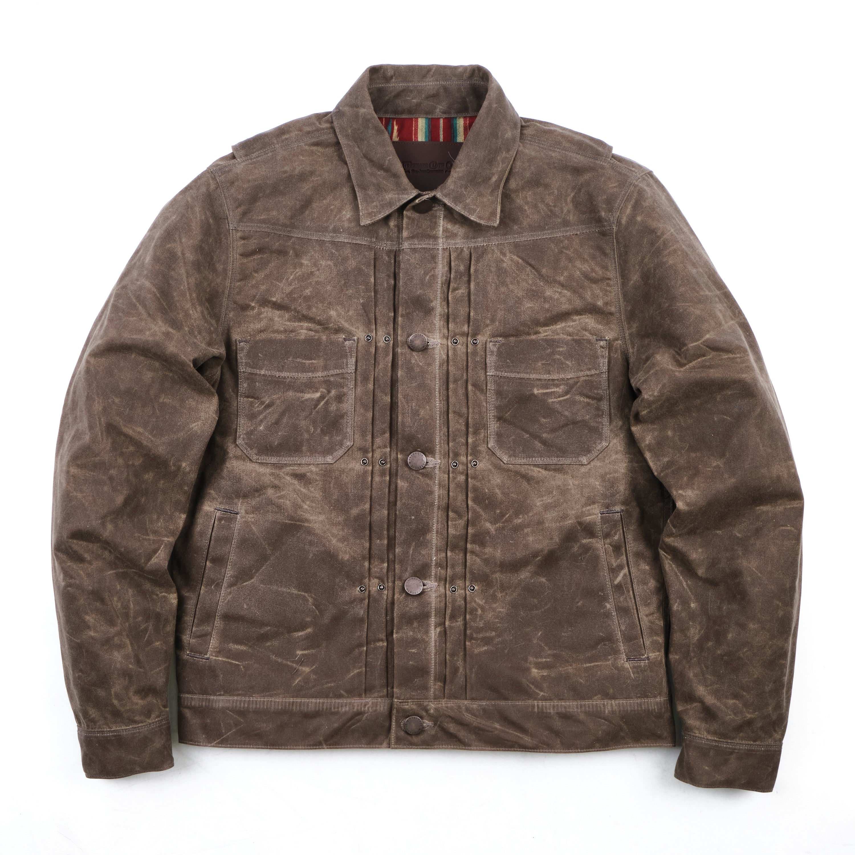 Riders Jacket Waxed Canvas <span>Oak</span>