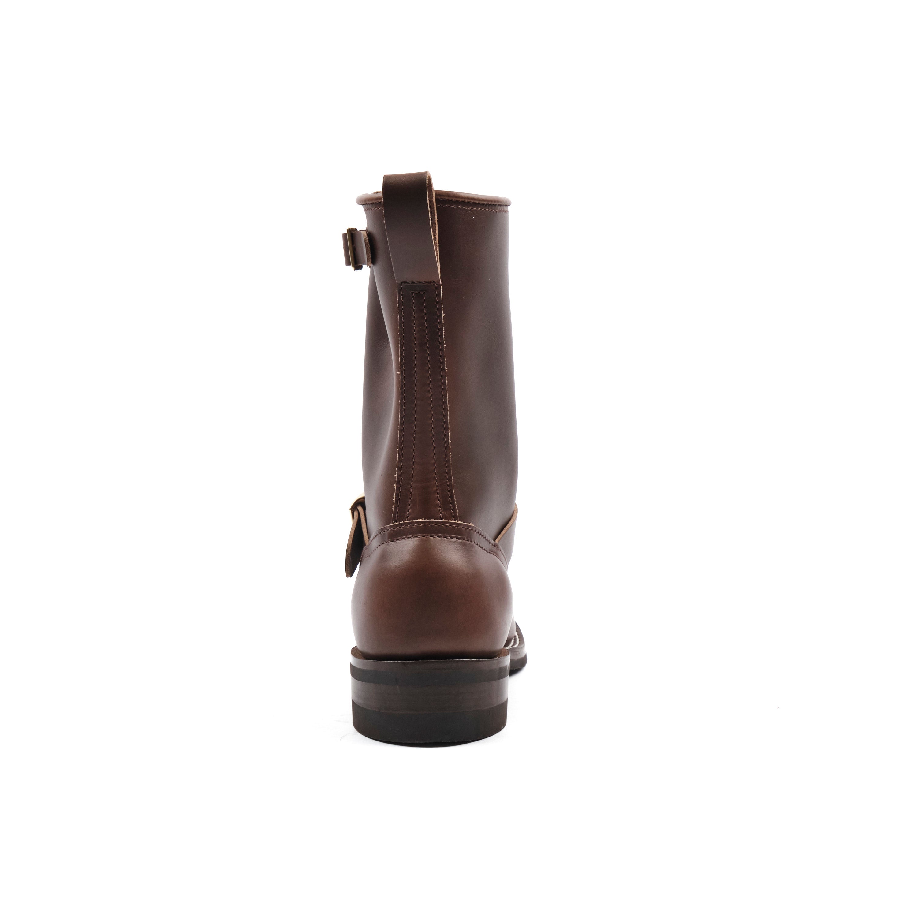 NICKS BOOTS - THE BRAKEMAN ENGINEER - HORWEEN SHACKLETON COGNAC