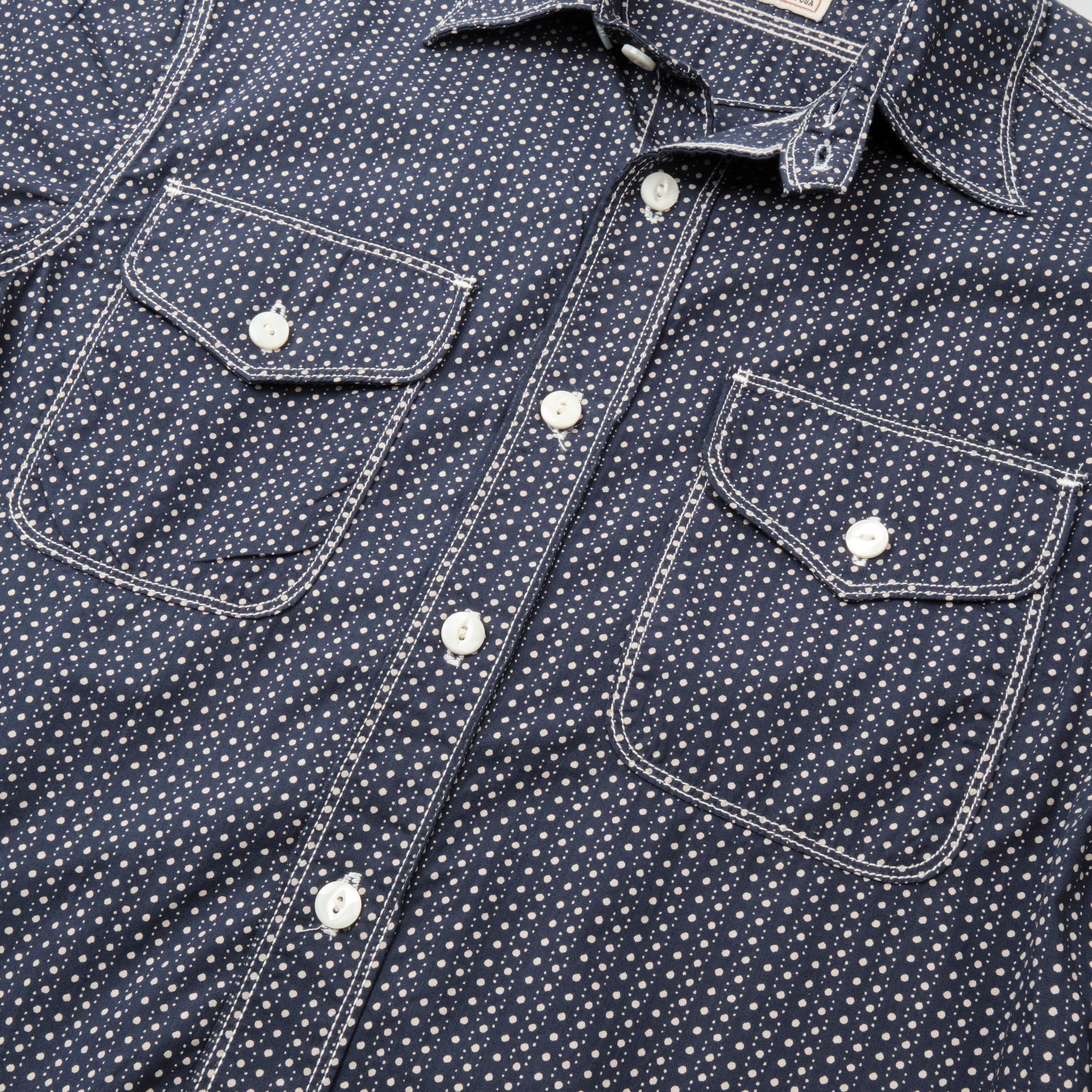Wells Navy Polkadot