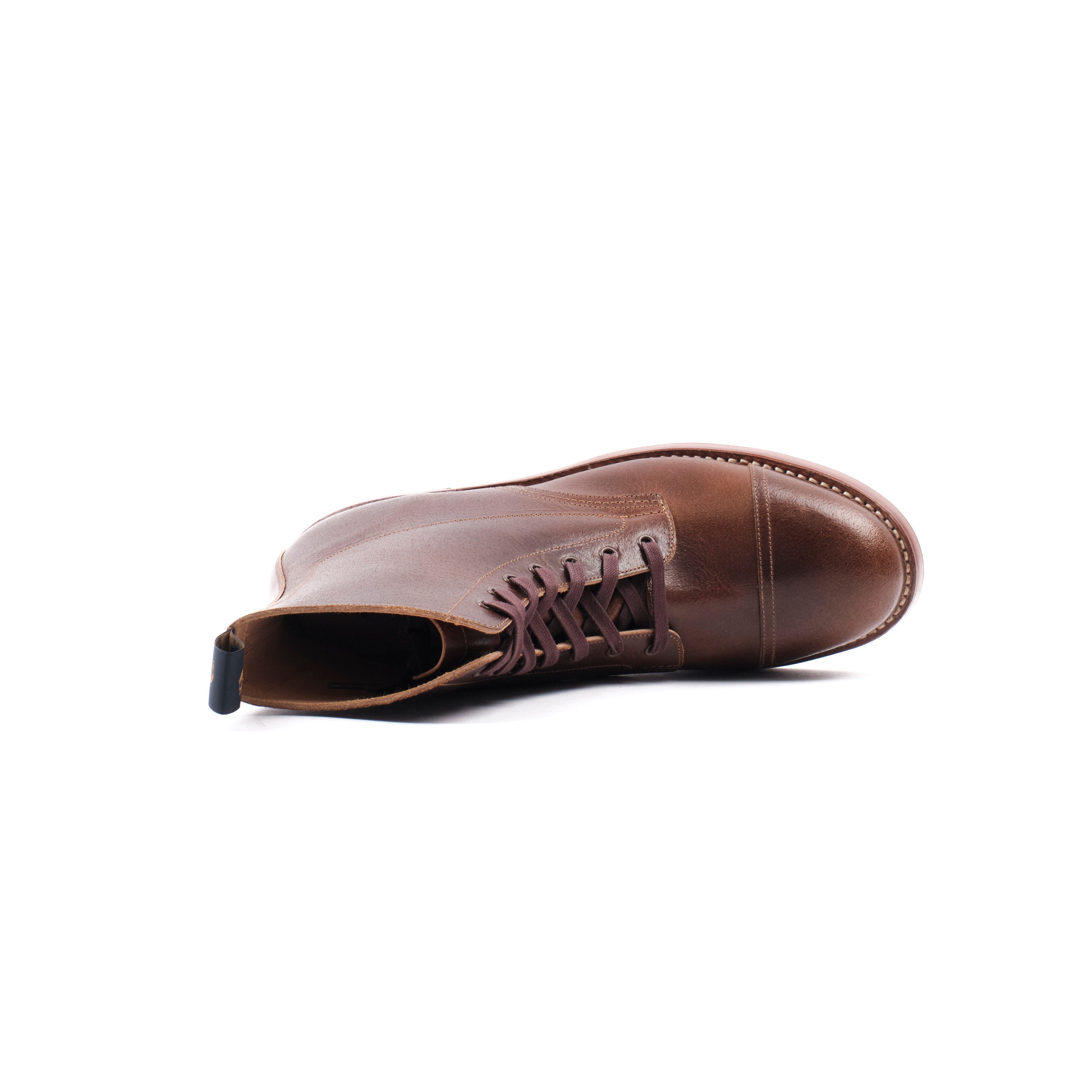 John Lofgren Montgomery Boot - Horween SHF Horsehide Havana