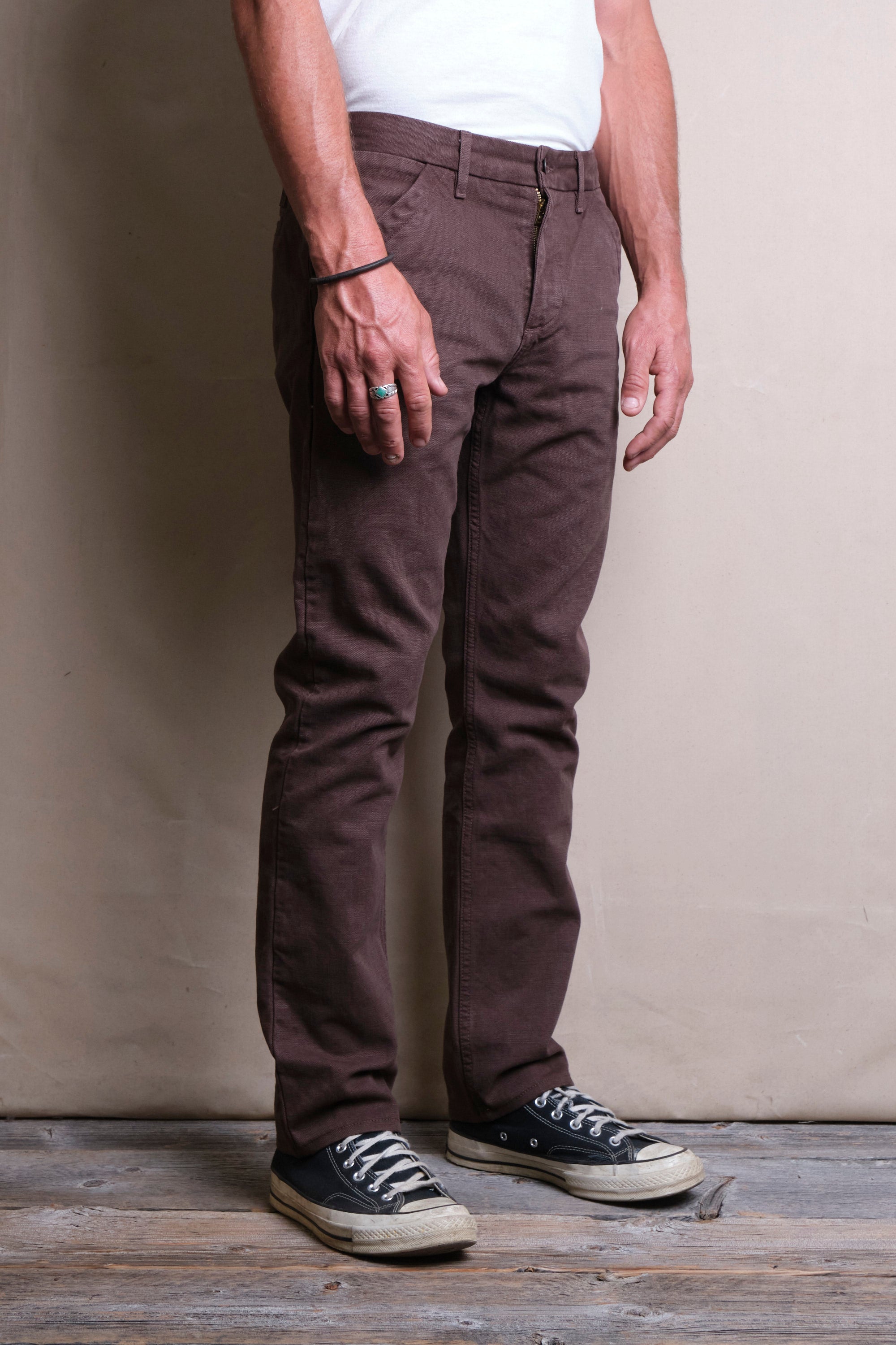 Workers Chino Slim Fit 14 Ounce Slub Bark
