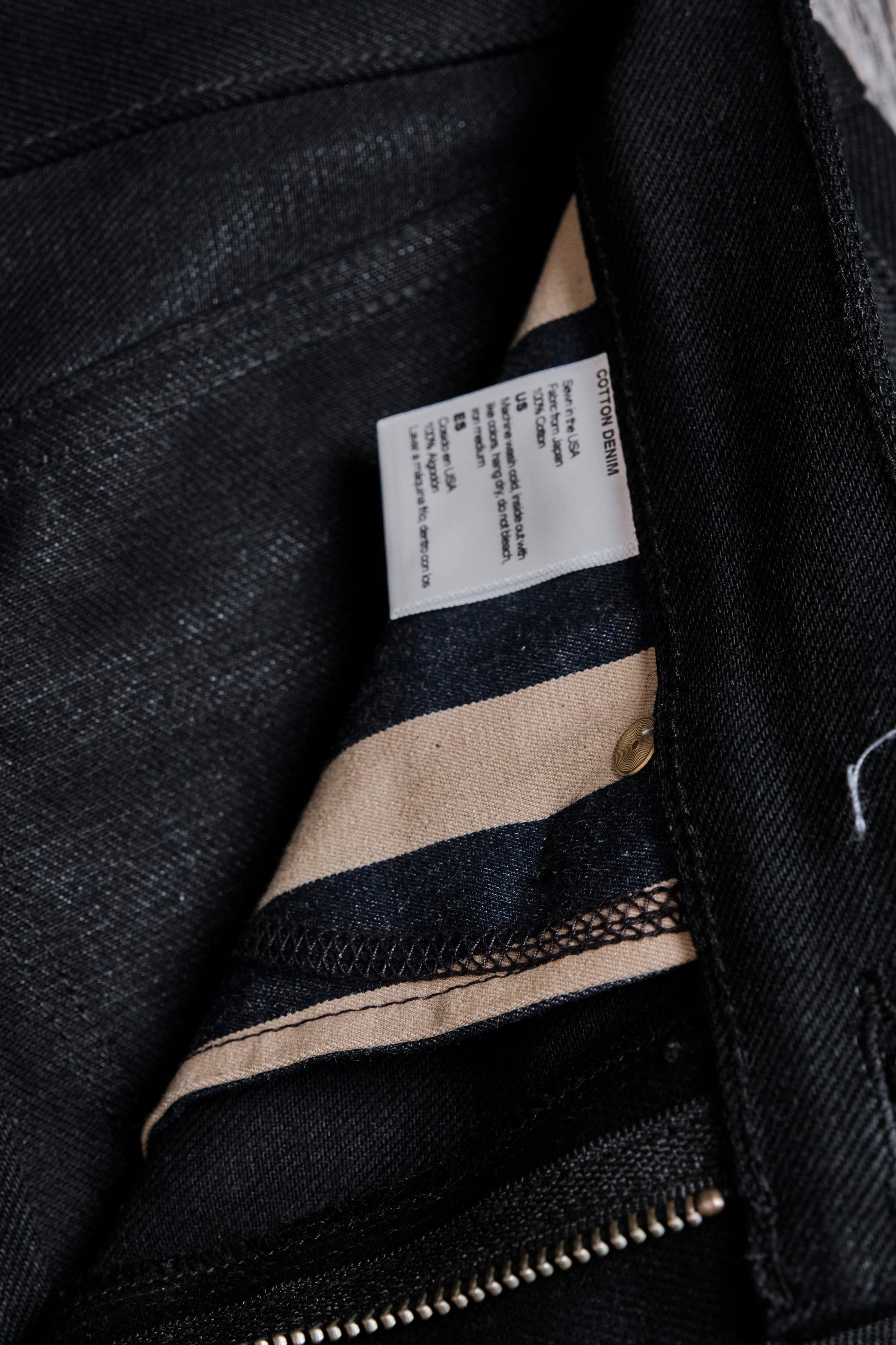 Wilkes Western 15.75 Ounce Black Denim