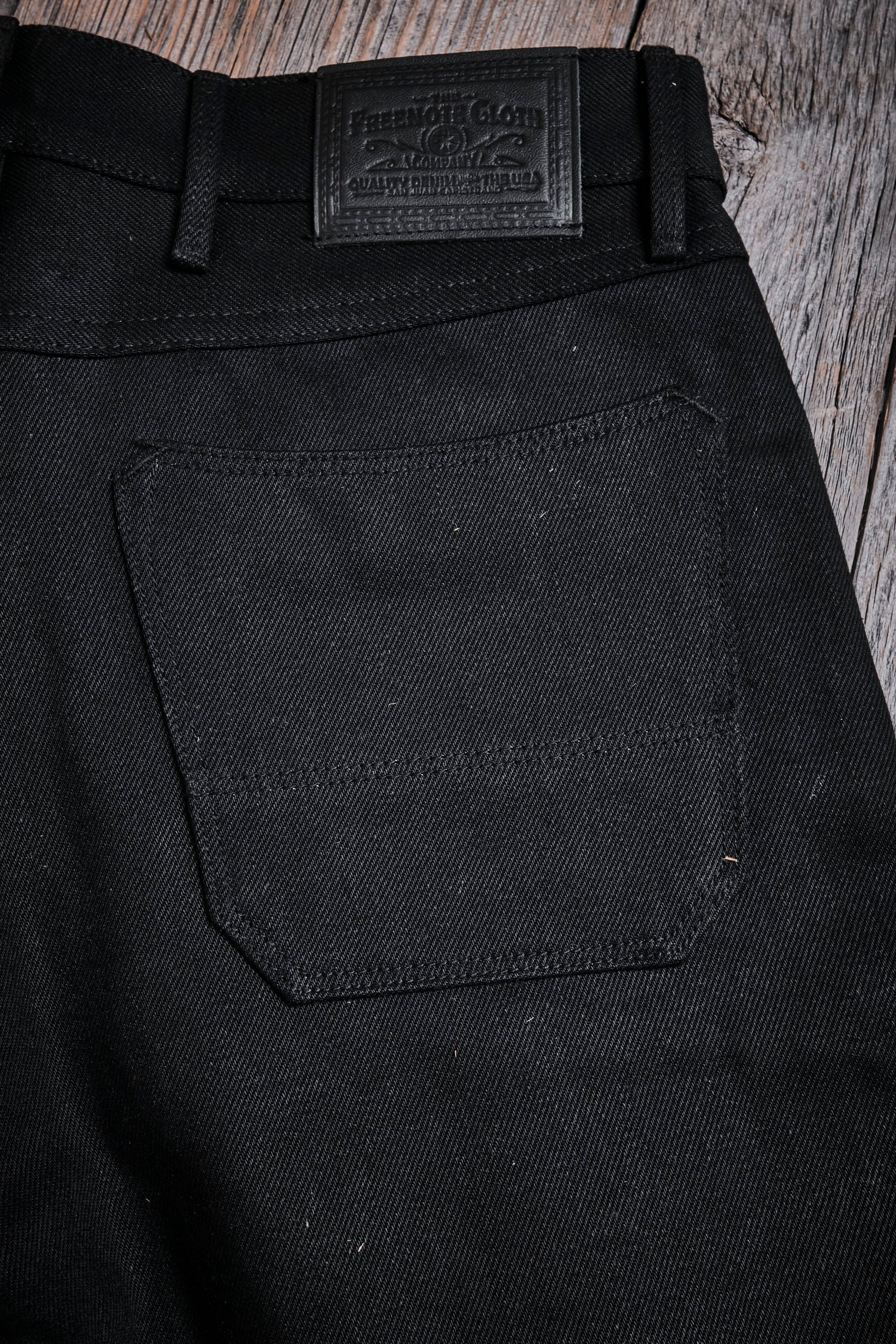 Wilkes Western 15.75 Ounce Black Denim