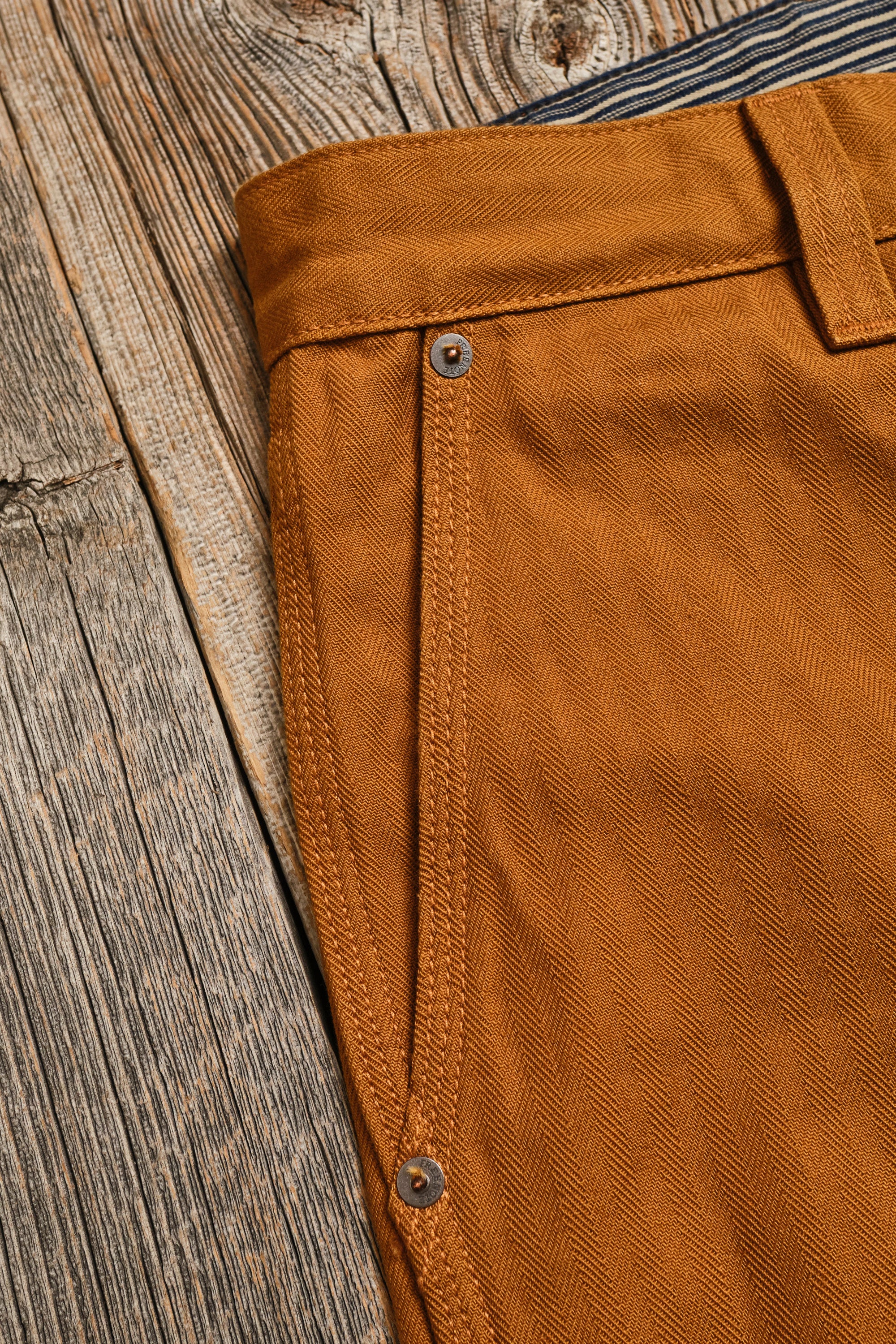Ortega Pant 13 Ounce Rust Herringbone