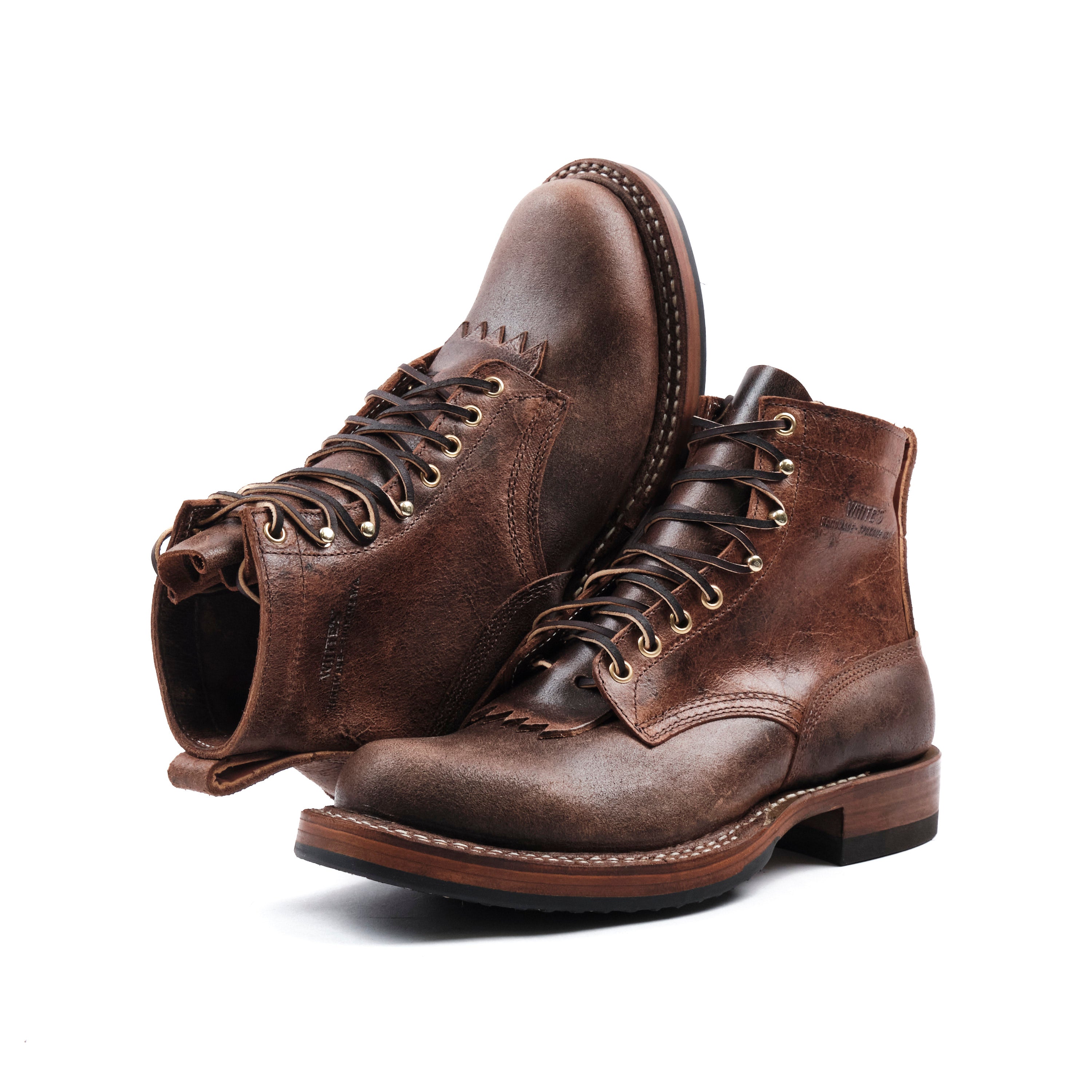 FREENOTE CLOTH X WHITE'S BOOTS - 55 LAST CRUISER BOOT - C.F. STEAD CRAZY COW