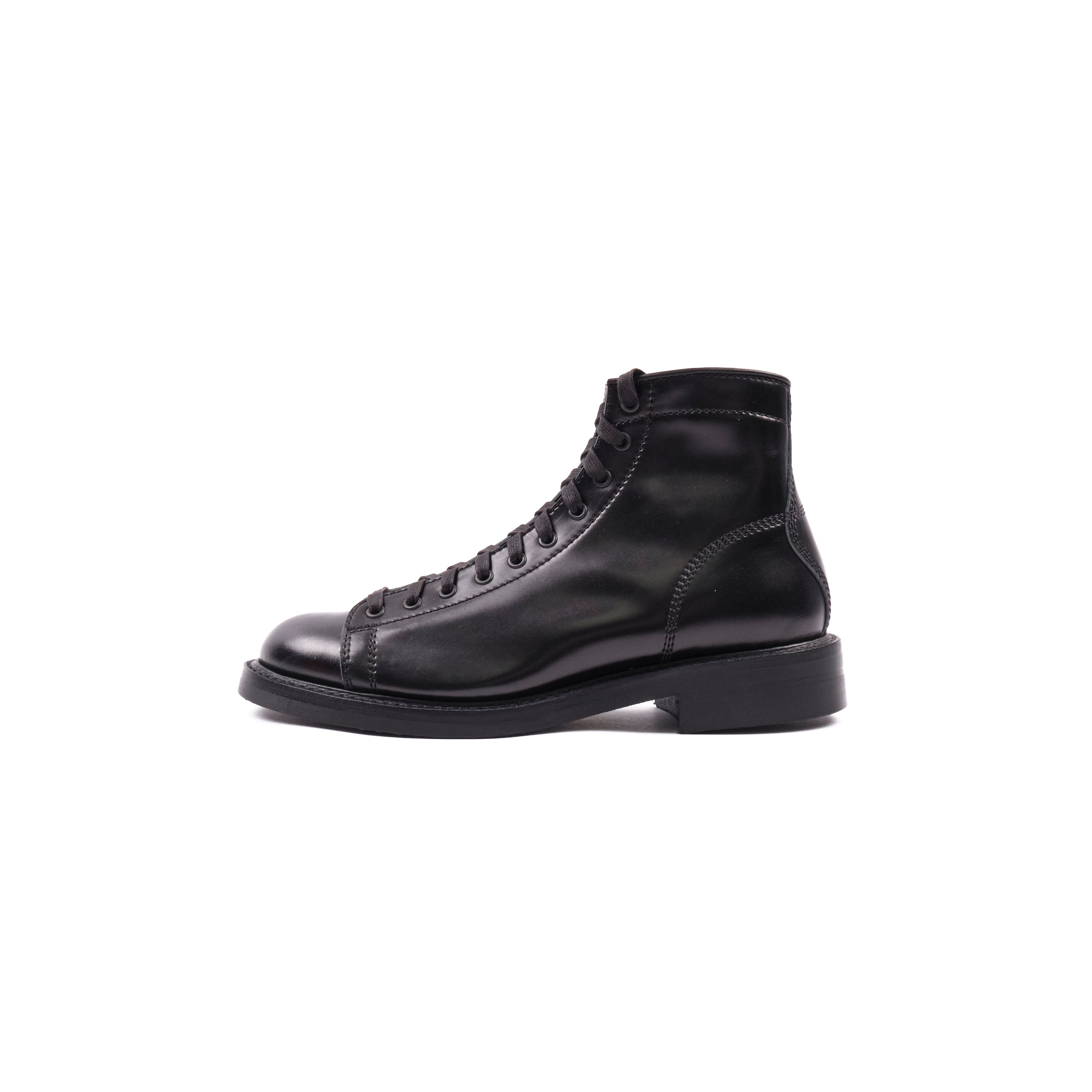 John Lofgren Monkey Boots - Shinki Black Shell Cordovan - Black Ops