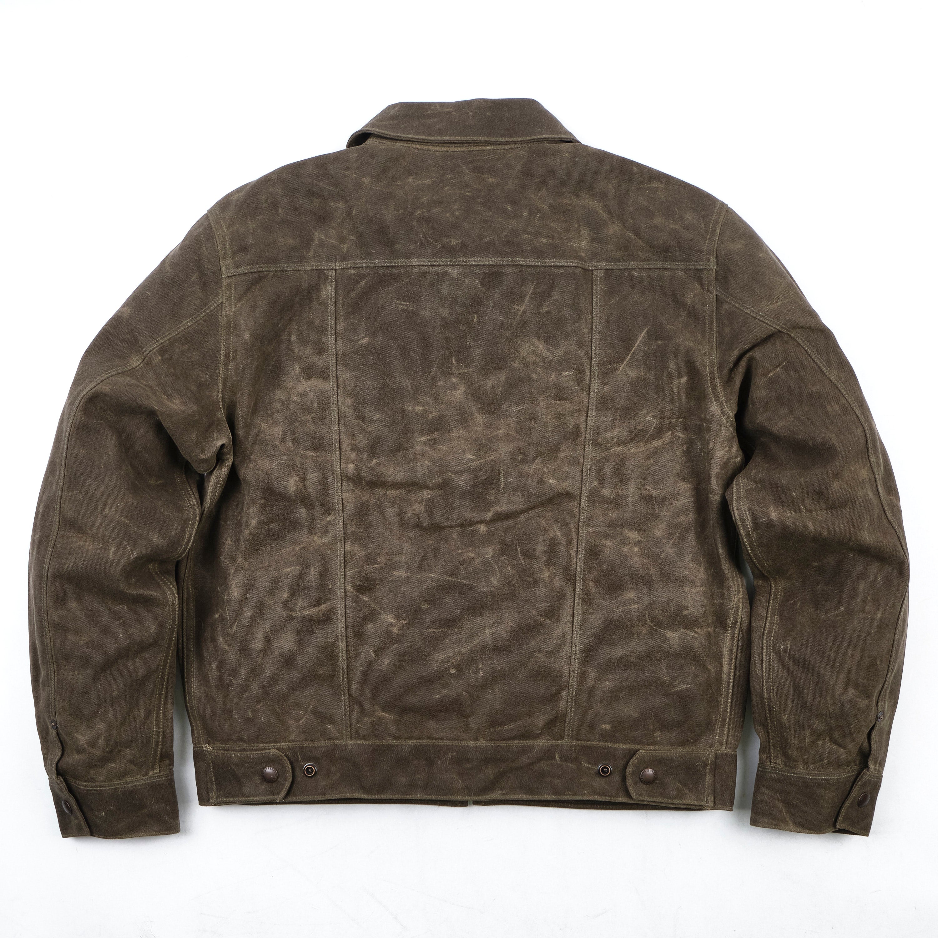 Faro Tobacco Heavy Waxed Canvas Red Plaid