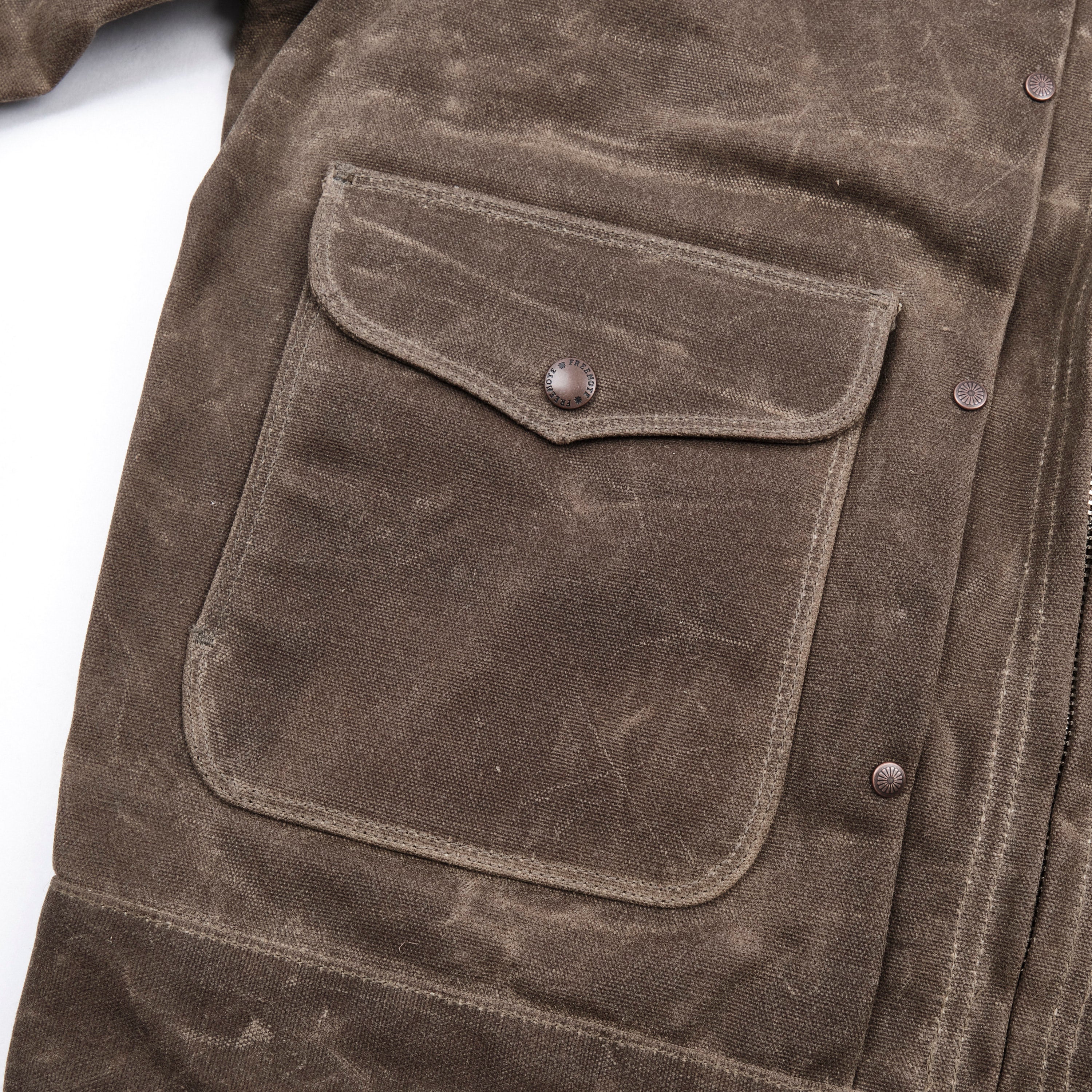 Faro Tobacco Heavy Waxed Canvas Red Southwest
