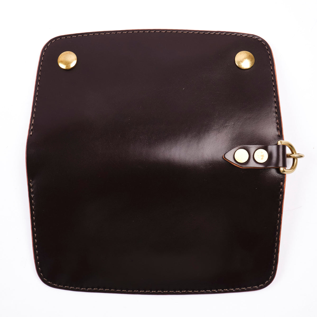 GOLDEN AGE SUPPLY CO. - MARYAM SHELL CORDOVAN BURGUNDY - TRUCKER WALLET