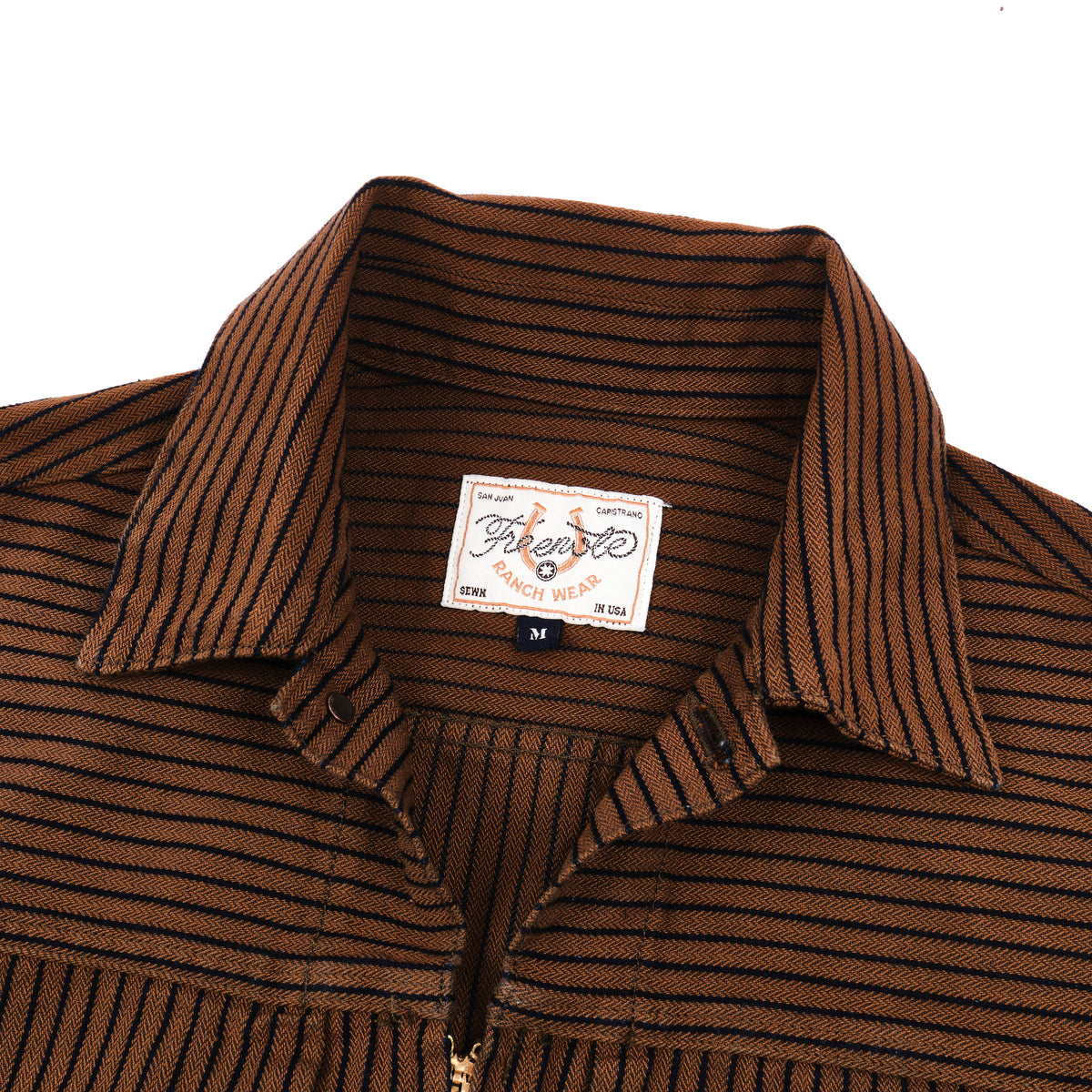 Faro Brown Herringbone Dobby