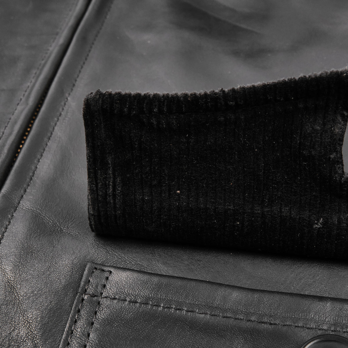 Alcorn Black Bull Leather