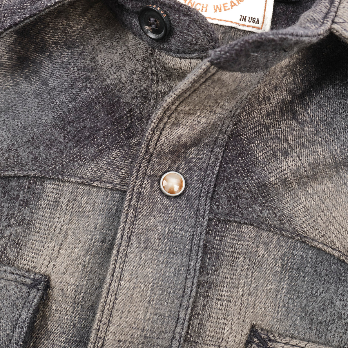Western Scout Charcoal Shadow Plaid