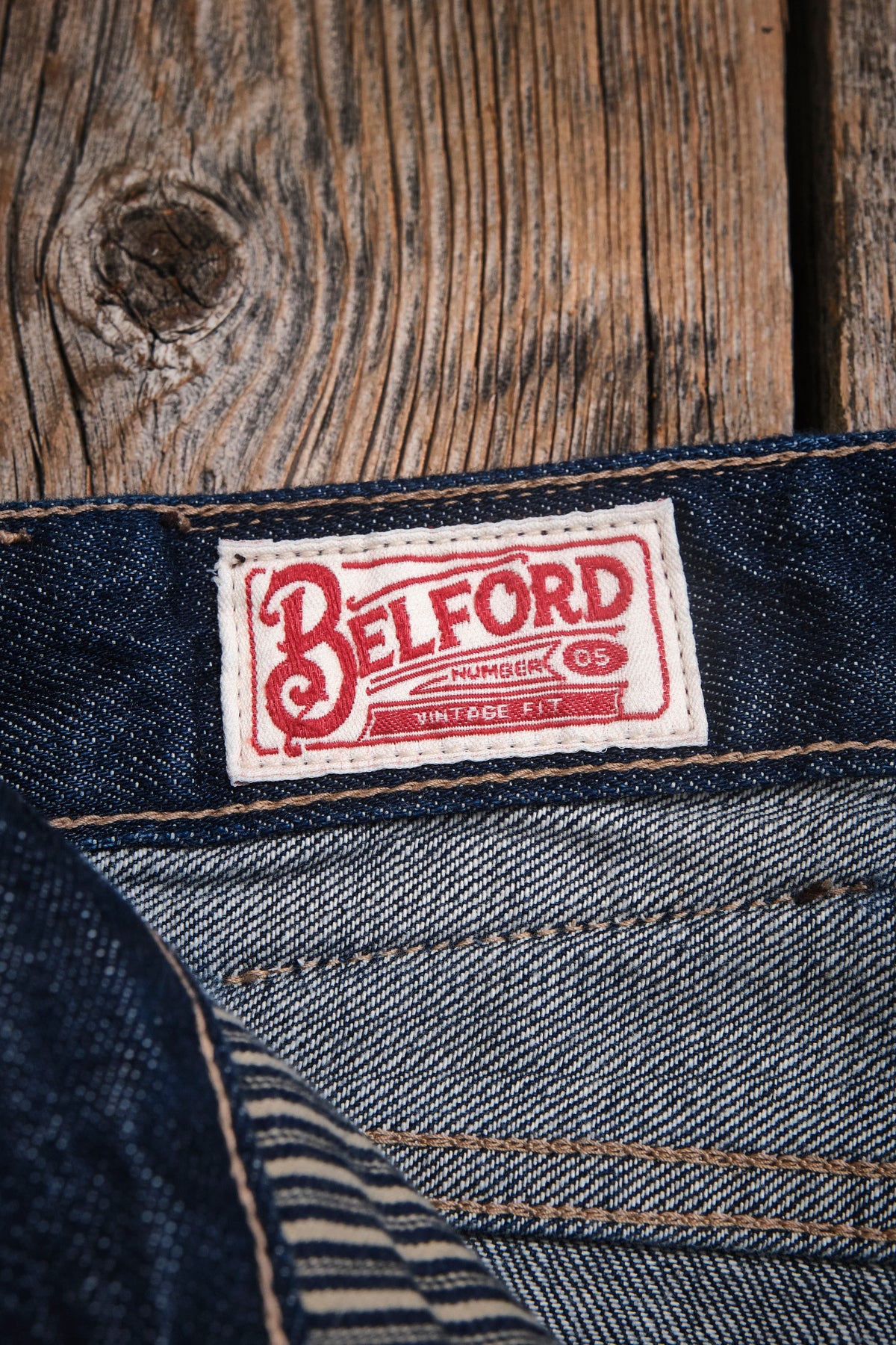 Belford Straight 11 Ounce Memphis Blue Rinsed