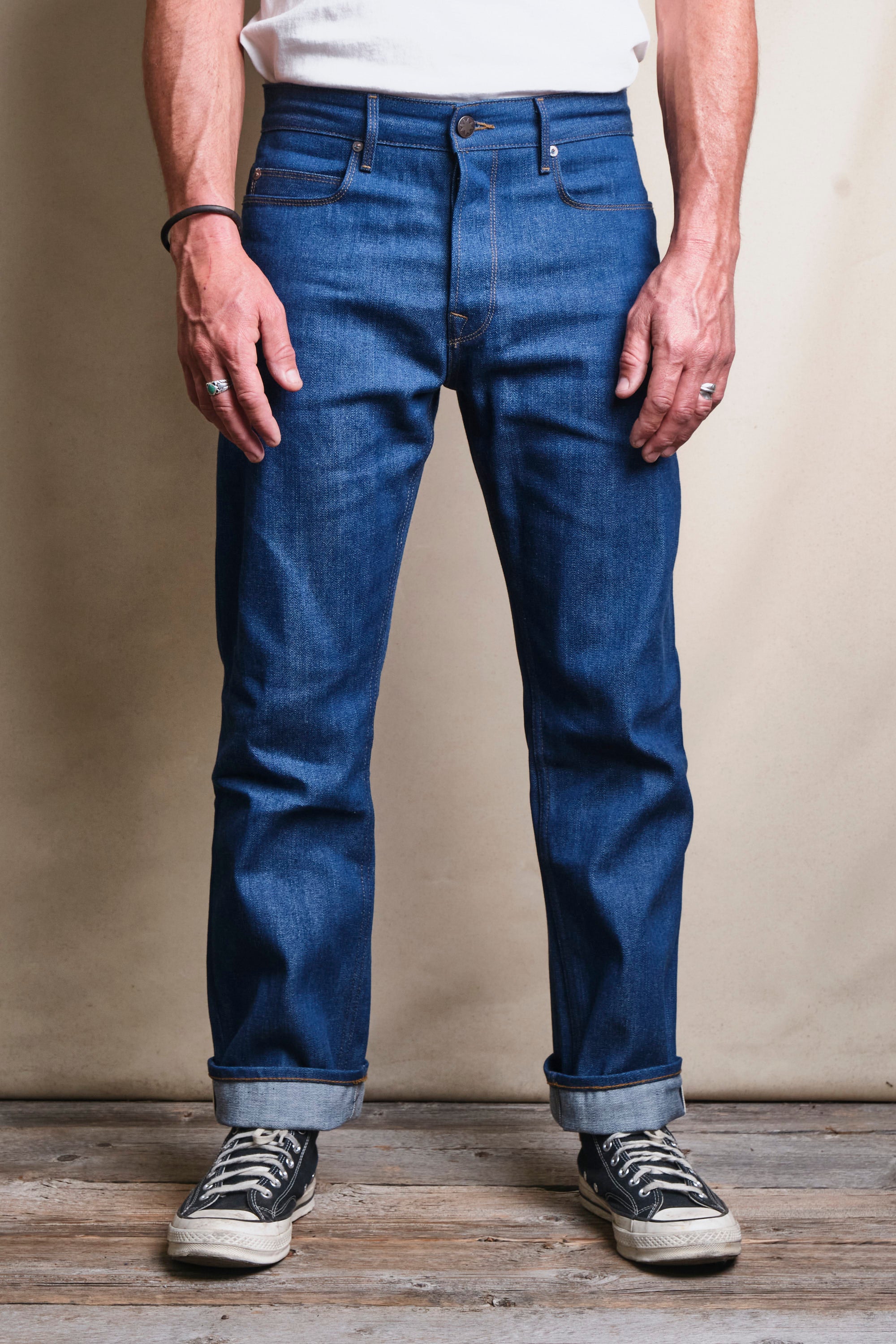 Trabuco Classic Straight <span> 12 Ounce Vintage Blue Denim </span>