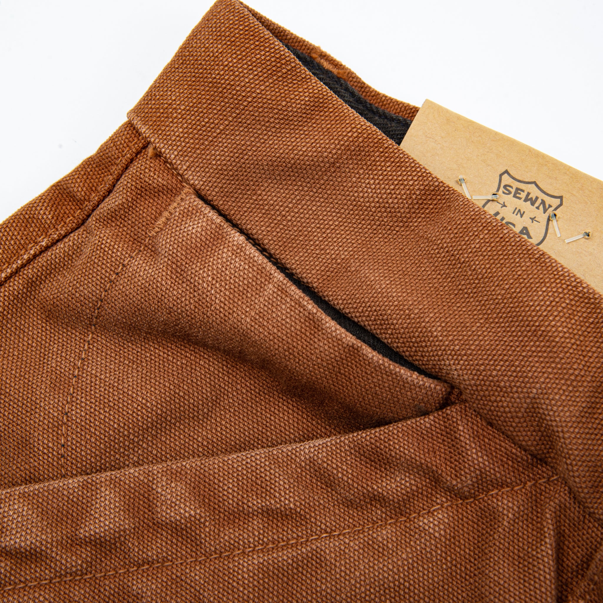 Workers Chino Slim Fit <span> 14 Ounce Slub Rust</span>