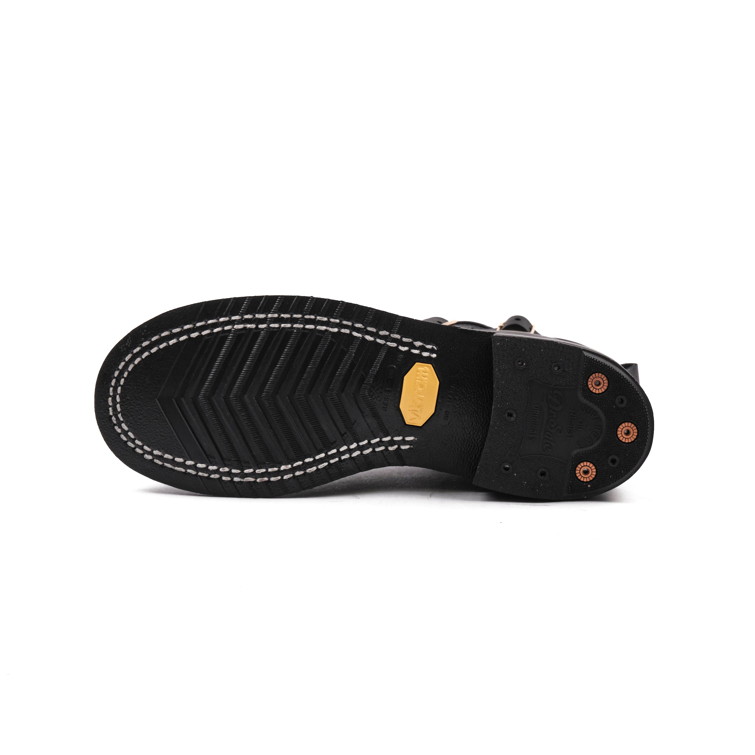 NICKS BOOTS - THE BRAKEMAN ENGINEER - HORWEEN SPOKANE BLACK