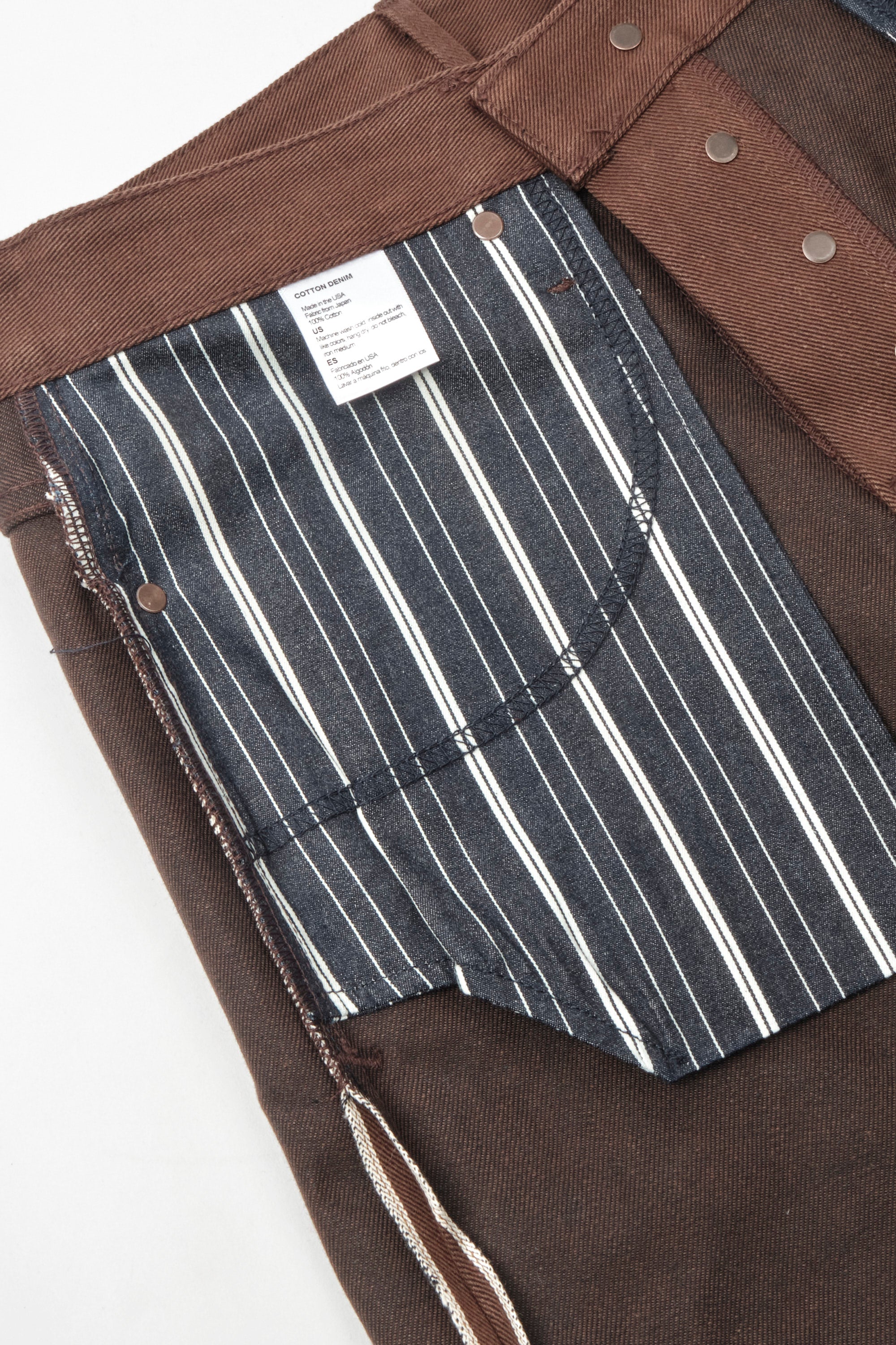 Portola 15 Ounce Dark Brown Denim