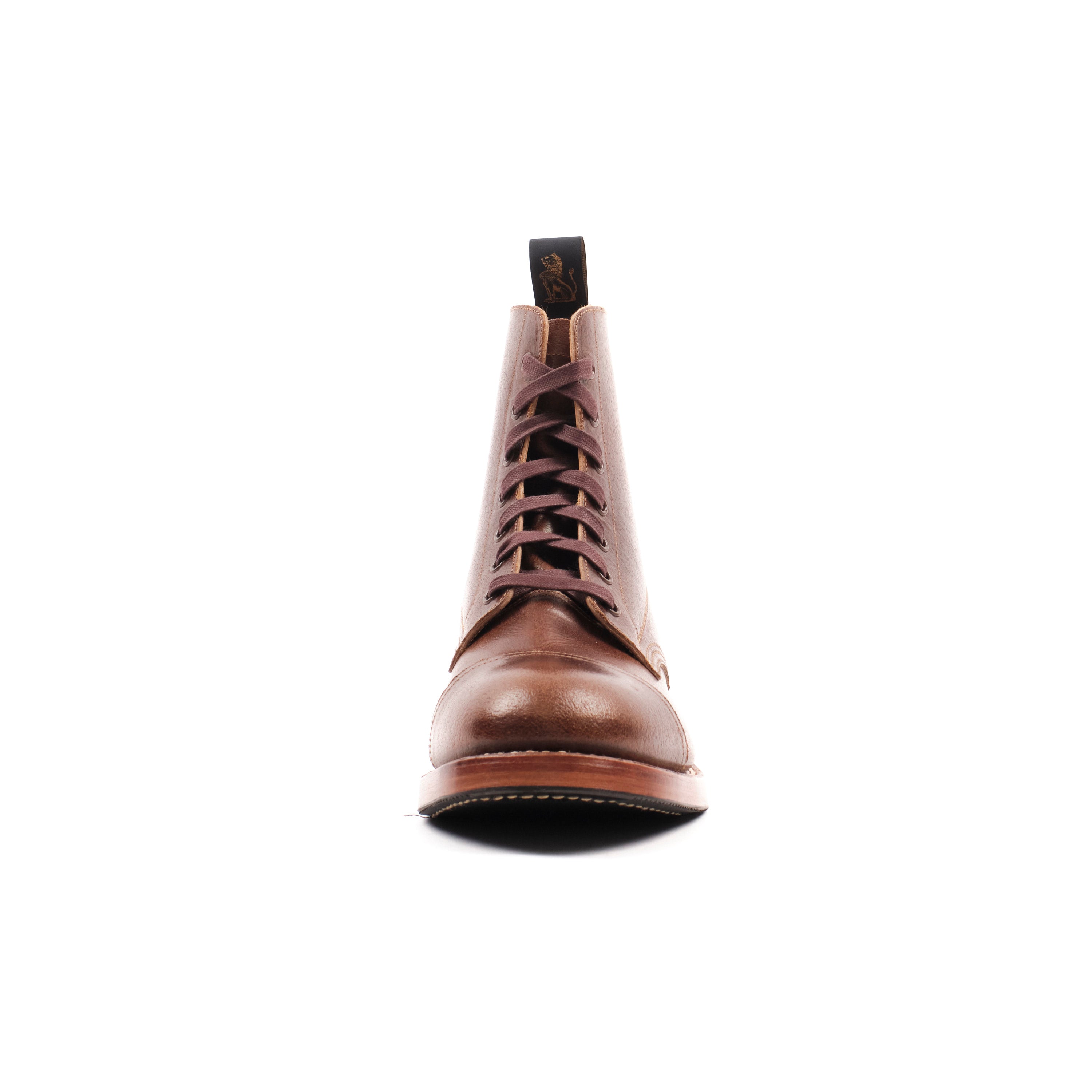 John Lofgren Montgomery Boot - Horween SHF Horsehide Havana
