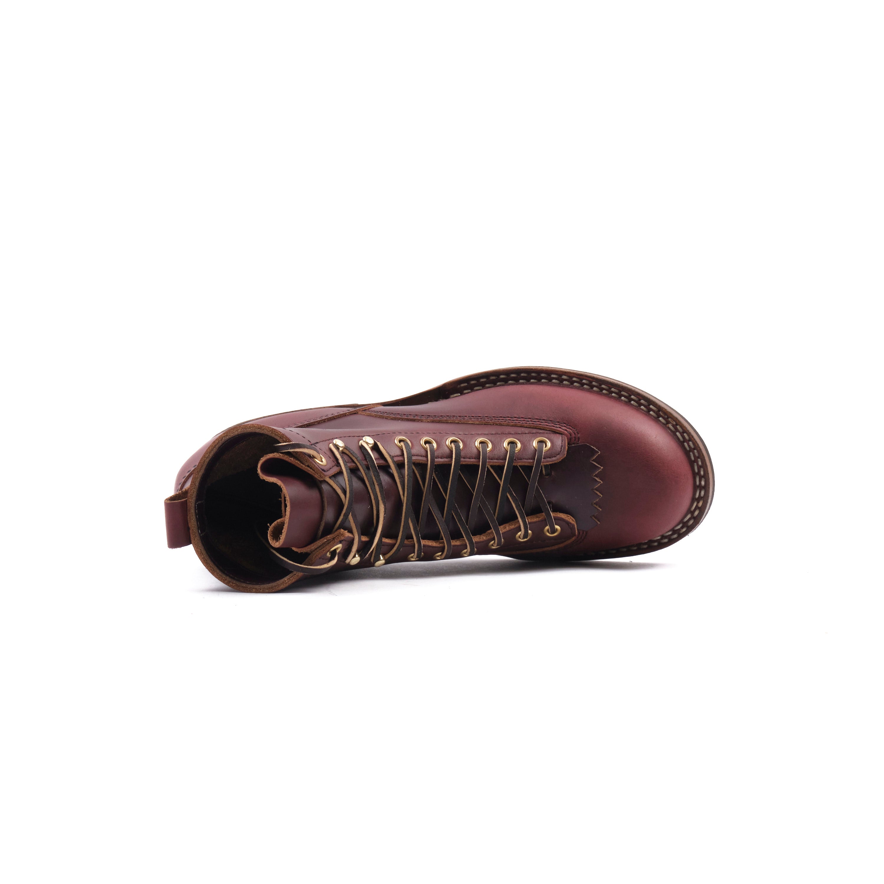 FREENOTE CLOTH X WHITE'S BOOTS - 9338 LAST CUTTER BOOT - SEIDEL DOUBLE SHOT BURGUNDY