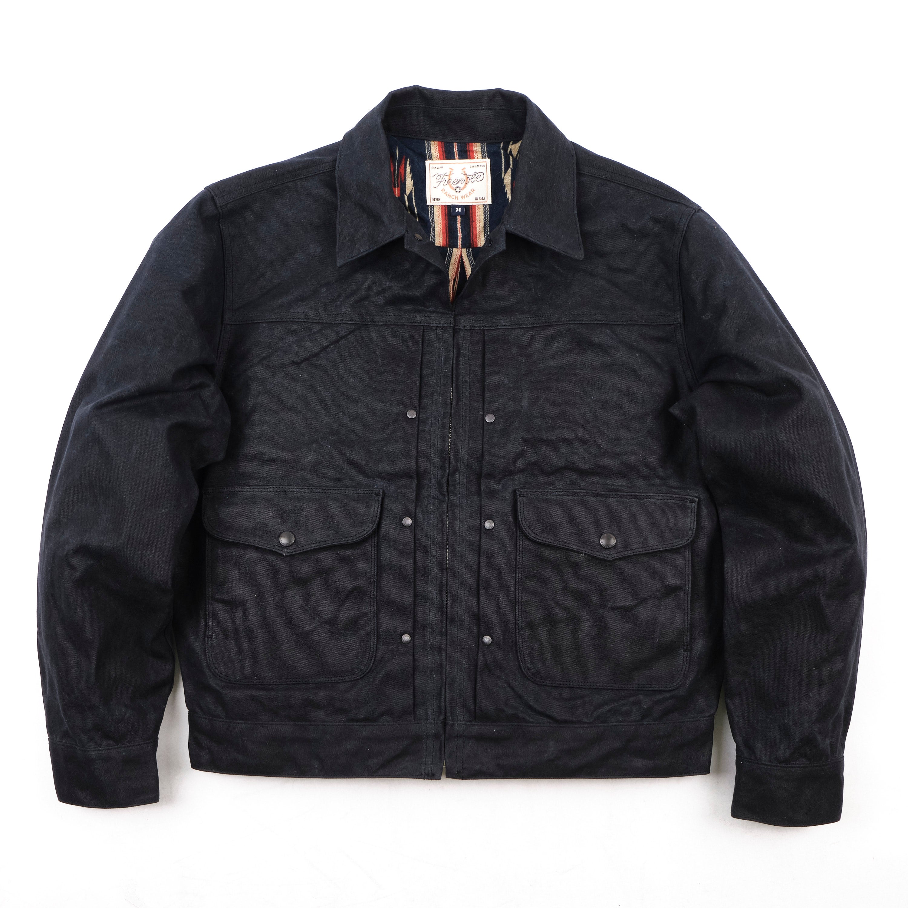 Faro Black Heavy Waxed Canvas Navy Southwest