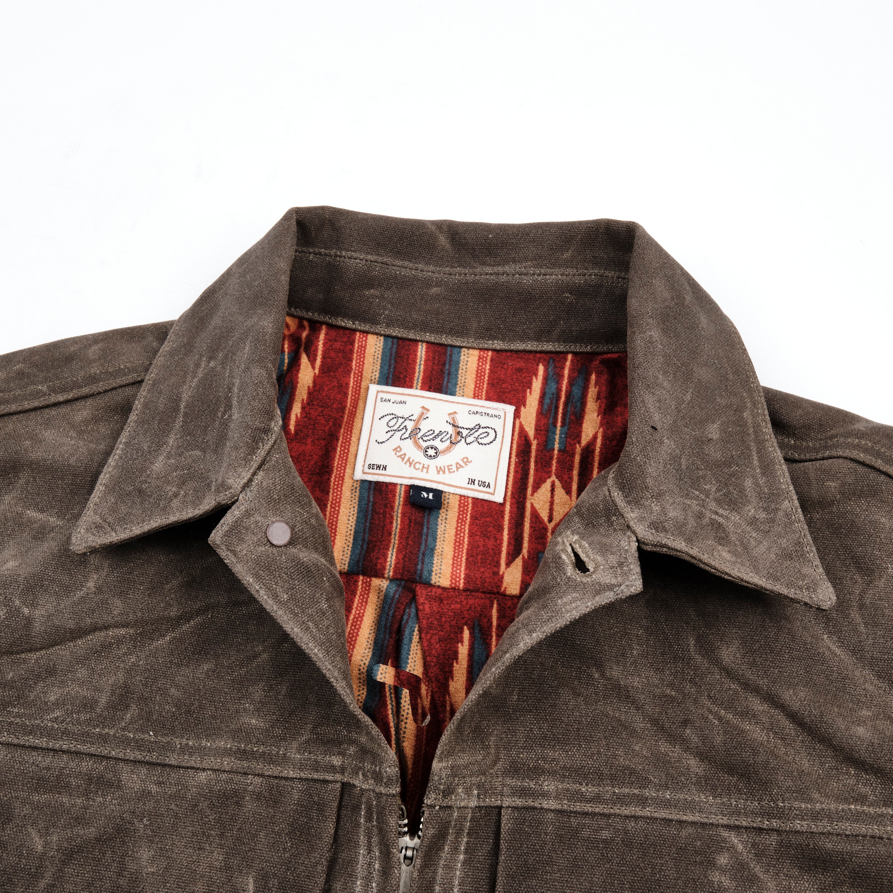 Faro Tobacco Heavy Waxed Canvas Red Southwest