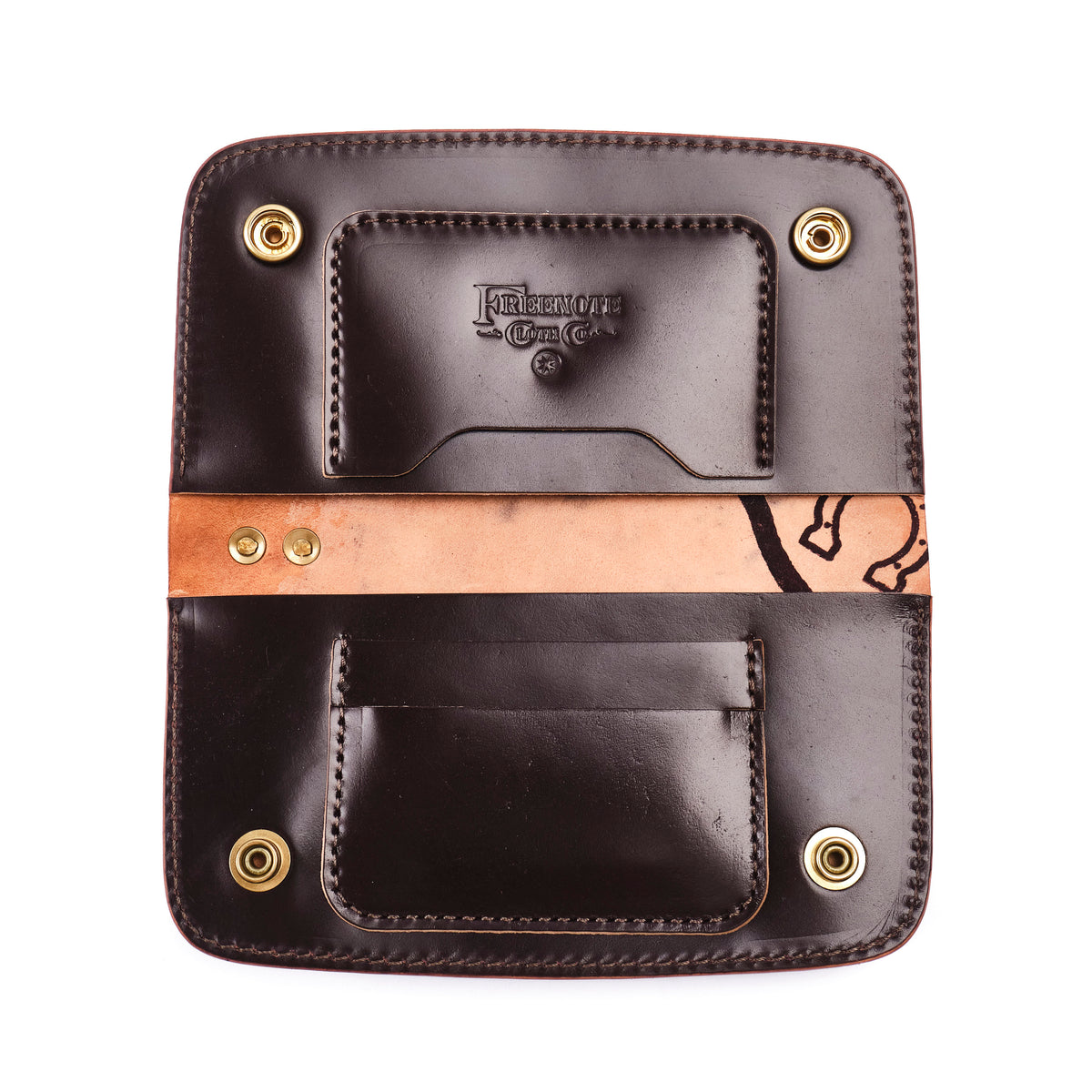 GOLDEN AGE SUPPLY CO. - MARYAM SHELL CORDOVAN BURGUNDY - TRUCKER WALLET