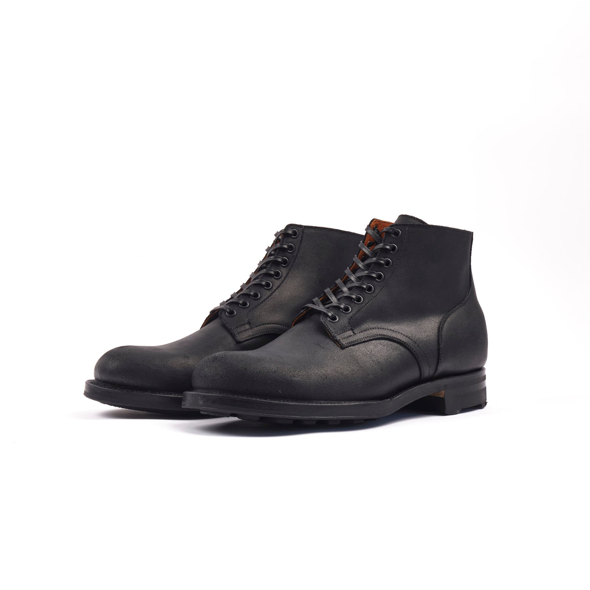 VIBERG SERVICE BOOT - 1035 LAST - BLACK WAXY COMMANDER