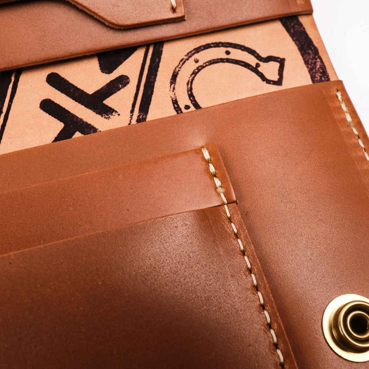 GOLDEN AGE SUPPLY CO. - MARYAM SHELL CORDOVAN NATURAL - TRUCKER WALLET