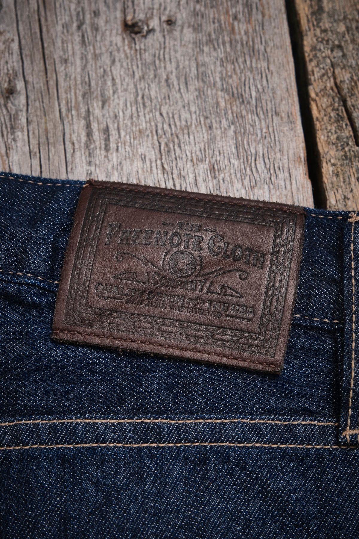 Belford Straight 11 Ounce Memphis Blue Rinsed