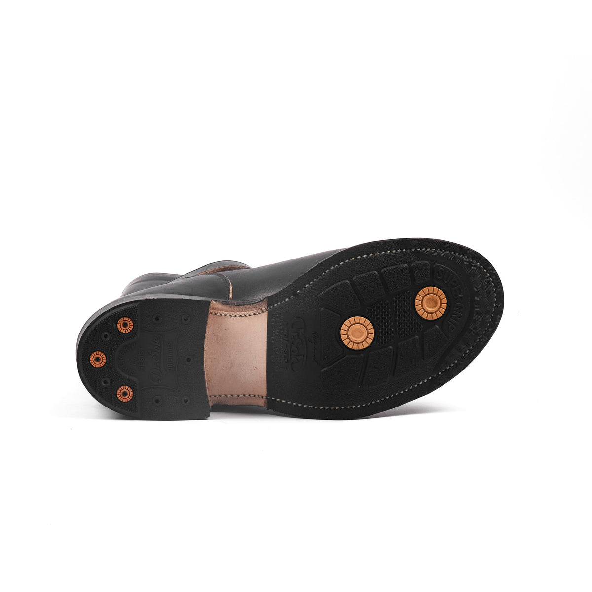 VIBERG ENGINEER BOOT - 2005 LAST - MARYAM NERO VACCHETTA LUCIDA