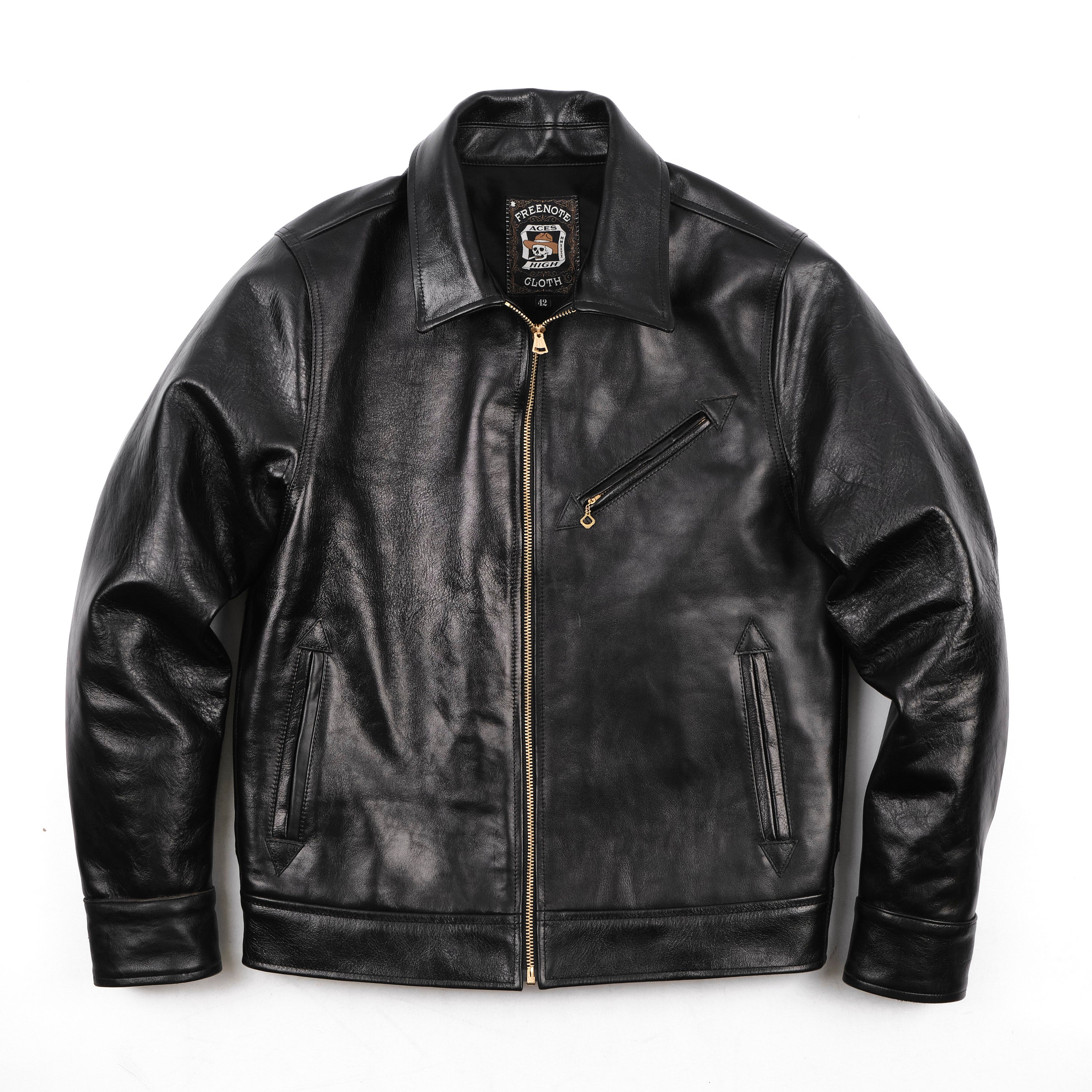 Locklin Black Horsehide