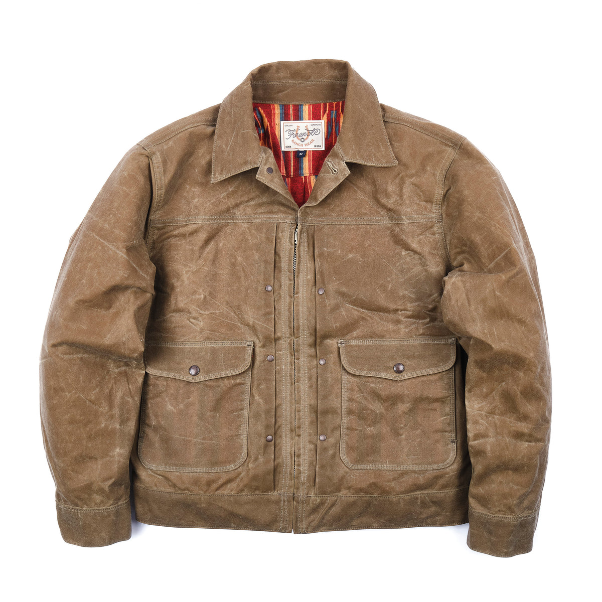 Faro Jacket 10 Ounce Tobacco Waxed Canvas