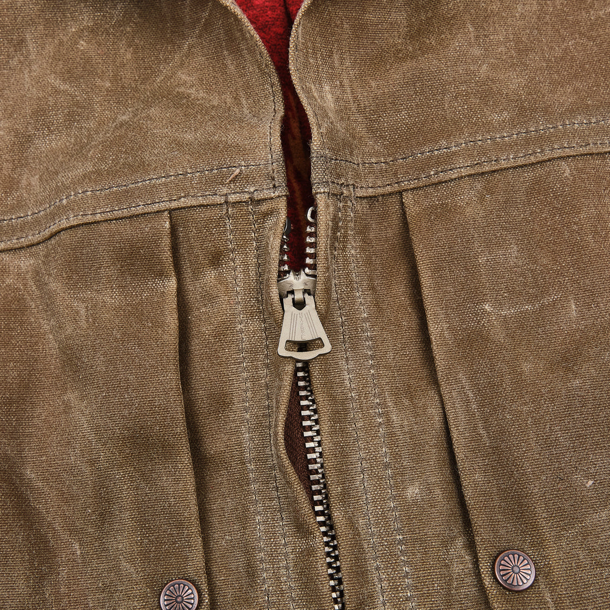 Faro Jacket 10 Ounce Tobacco Waxed Canvas