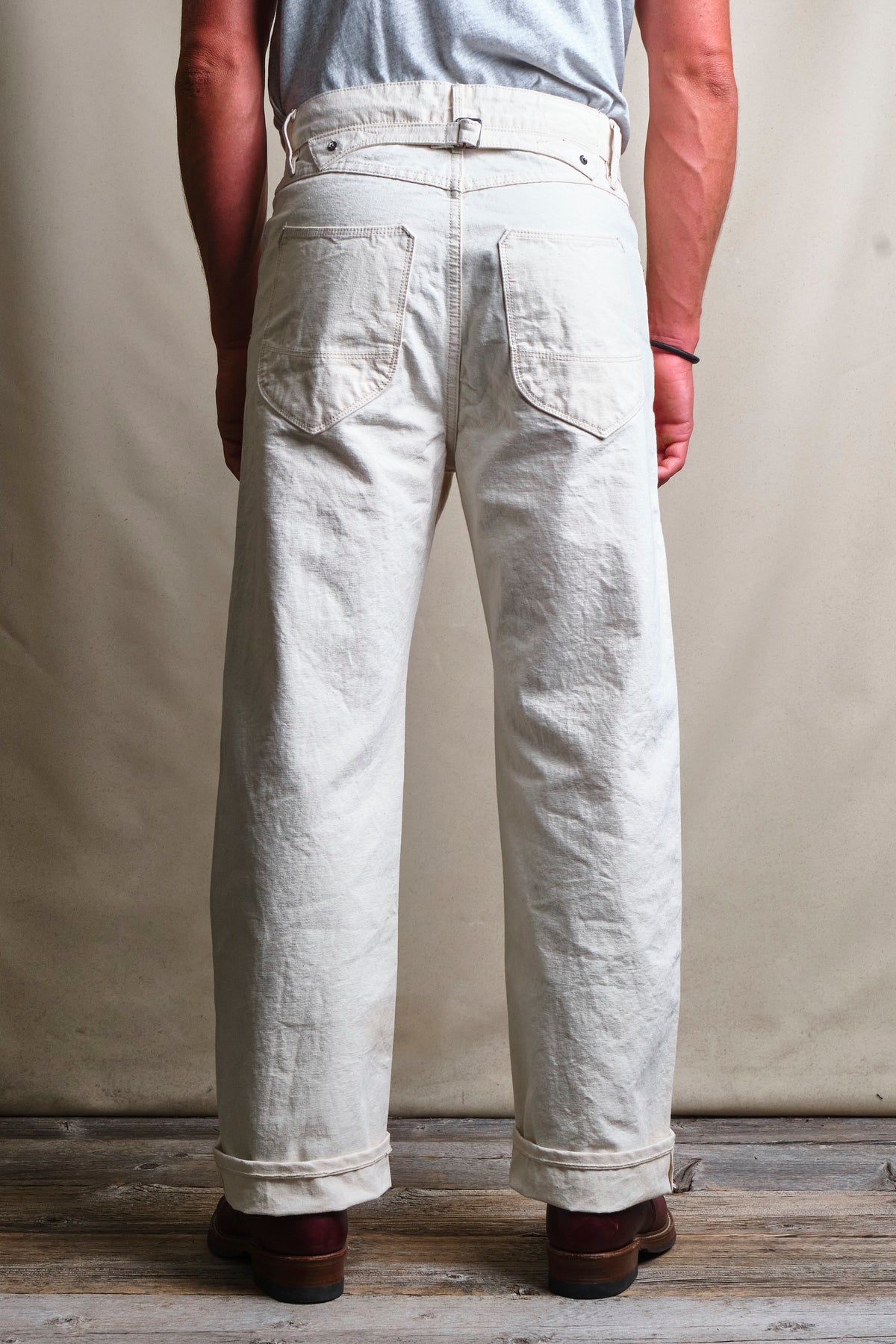 Modesto Buckleback 11 Ounce Natural Rinsed Canvas