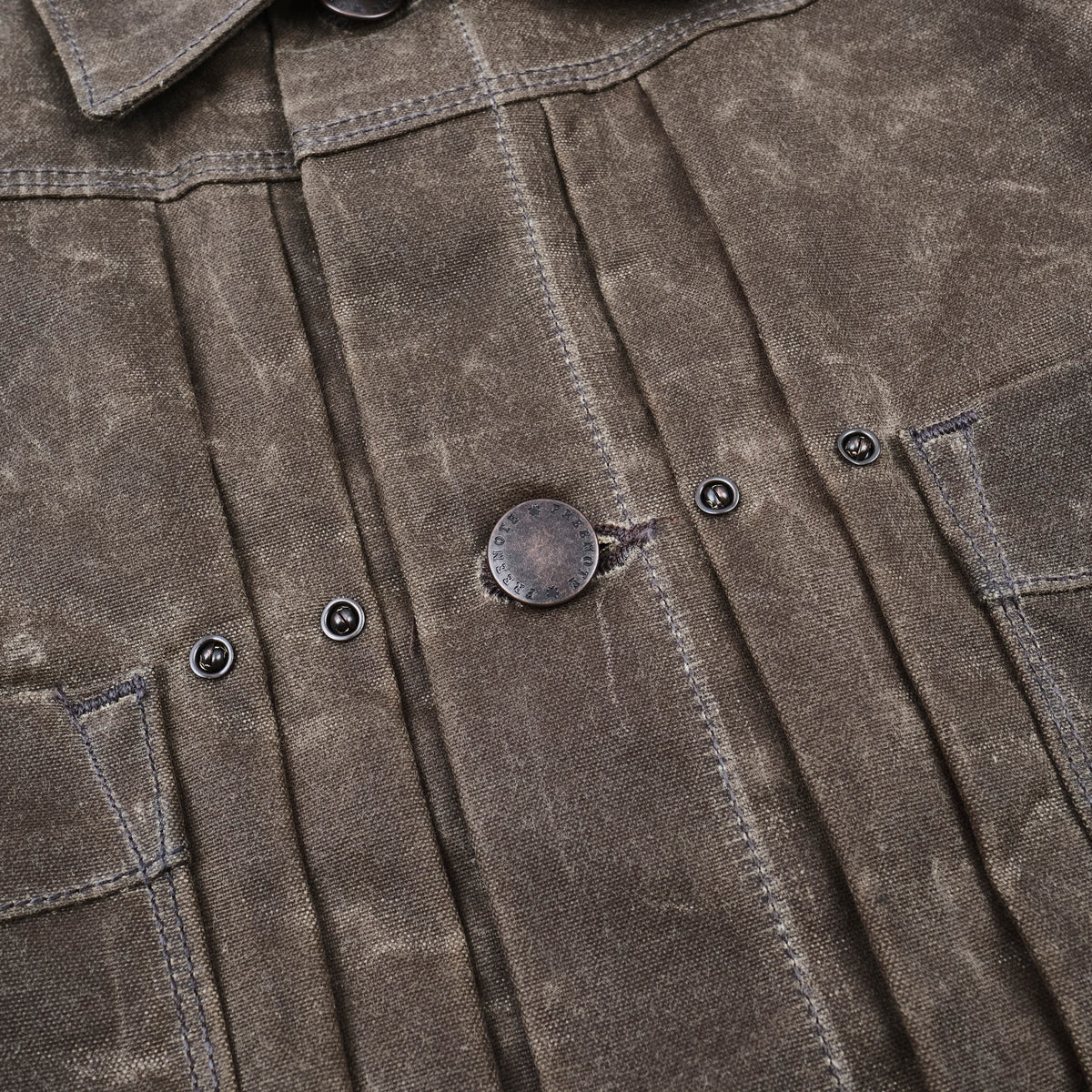 Riders Jacket Waxed Canvas <span>Oak</span>