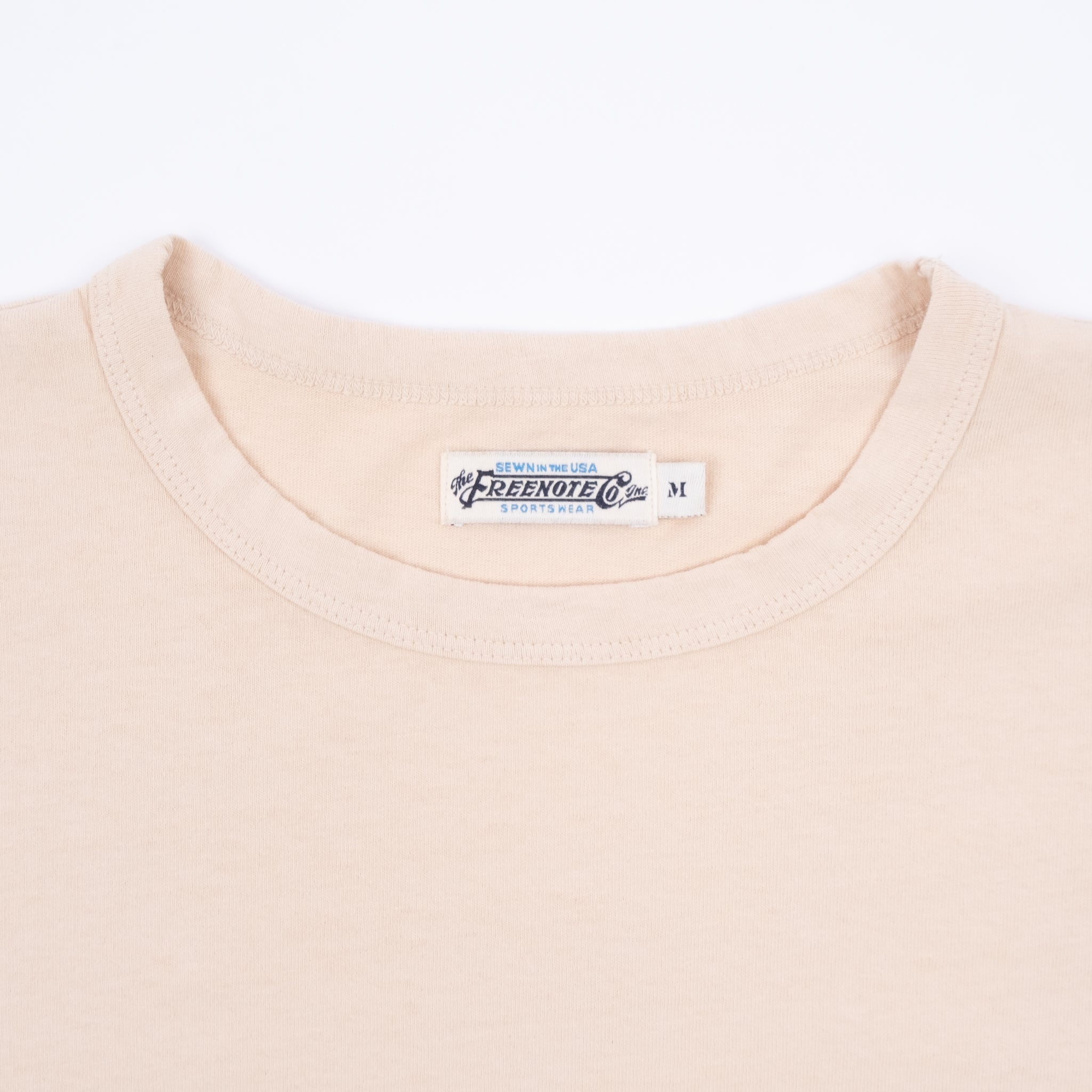 9 Ounce T-Shirt L/S <span> Cream </span>