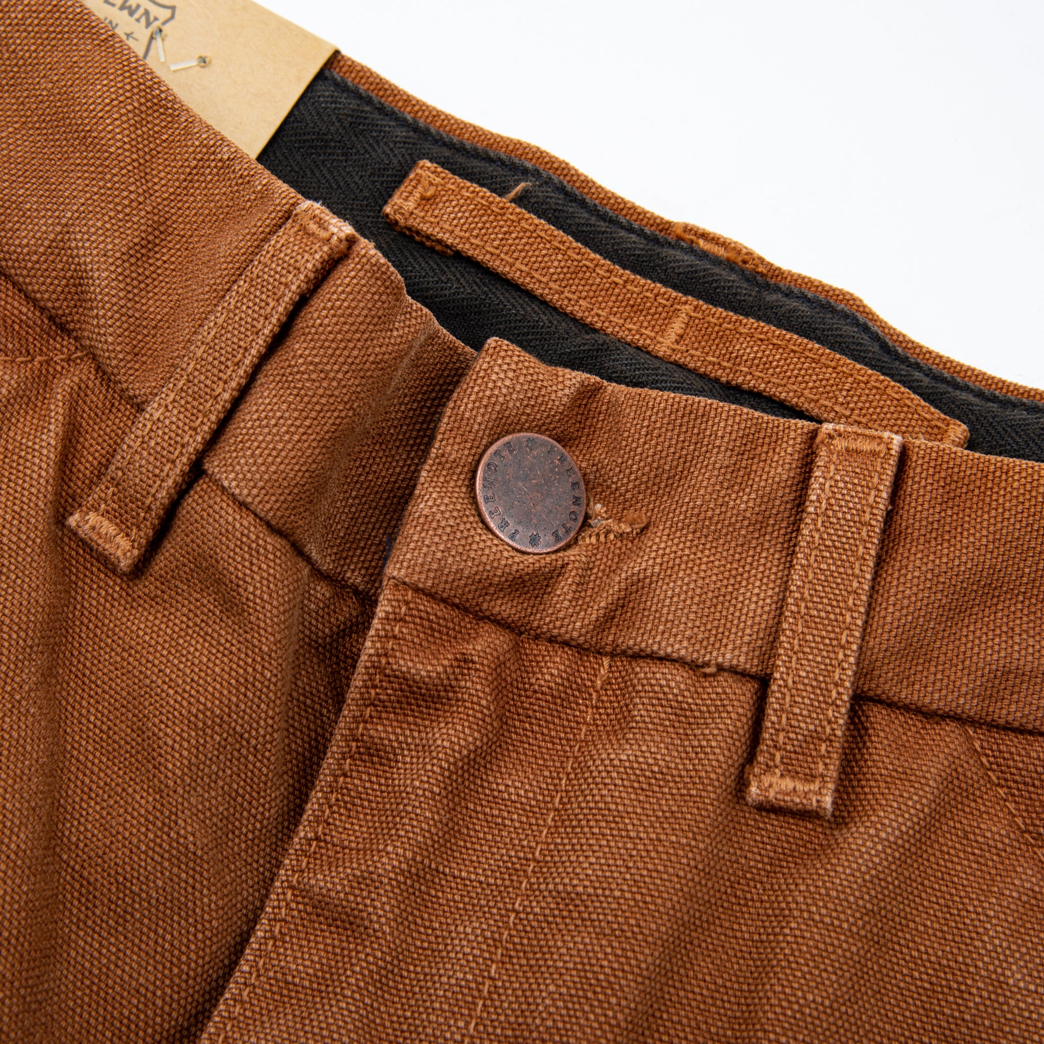 Workers Chino Slim Fit <span> 14 Ounce Slub Rust</span>